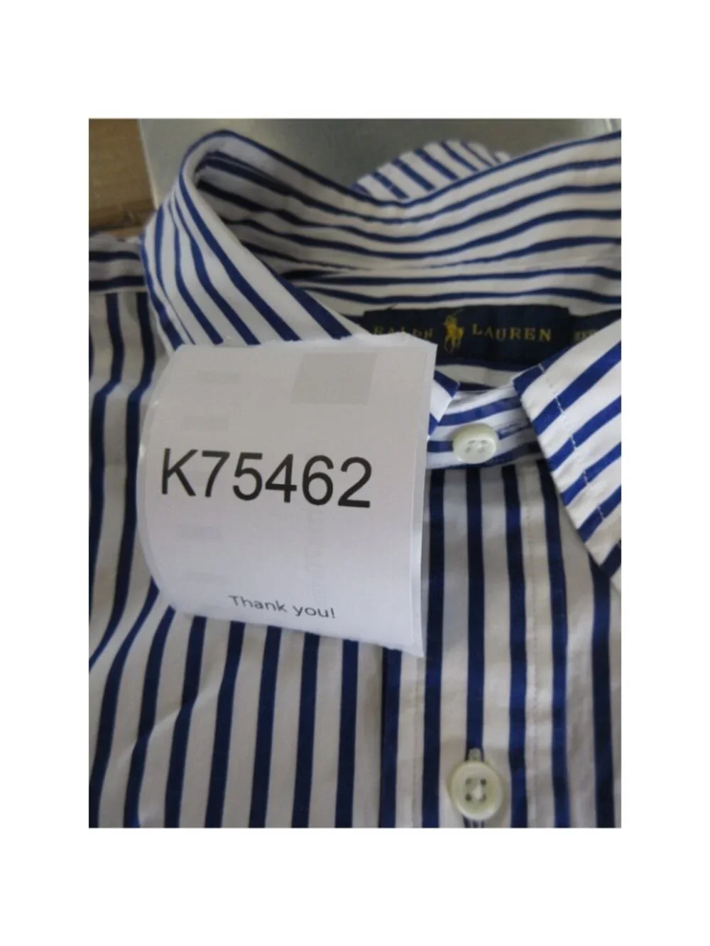 Ralph Lauren Shirt 3XB Big Button Down Nautical Flag AOP Striped Woven